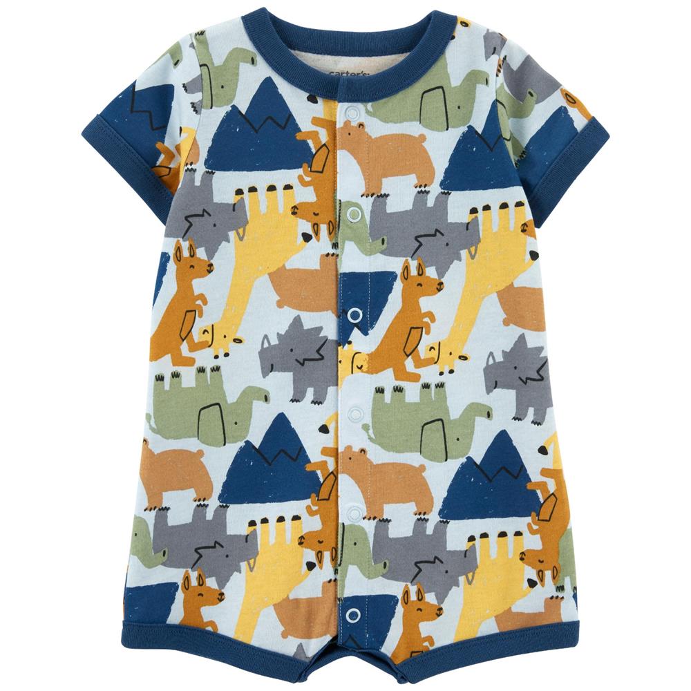 Carters Boys 0-9 Months Animal Snap-Up Romper