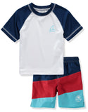 KIMU Boys 2T-4T Shark 2-Piece Rashguard Set