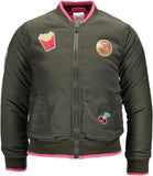 Kidtopia Toddler Girls 2T-4T Patch Bomber Jacket