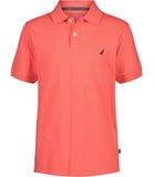 Nautica Boys 8-20 Short Sleeve Solid Polo