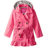Pink Platinum Girls 4-6X Ruffled Trench Coat