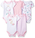 Hudson Baby Baby Girls Dream Catcher 5-Pack Bodysuit