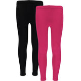 Pink Velvet Girls 4-6X Solid Color Legging 2-Pack