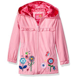 Pink Platinum Girls 12-24 Months Garden Applique Windbreaker Jacket