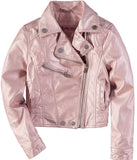 Urban Republic Girls 4-6X Metallic Moto Faux Leather Jacket