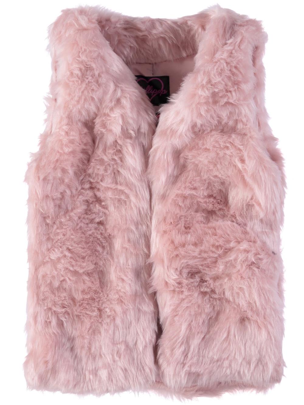 Chillipop Girls 4-6X Faux Fur Vest