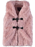 Chillipop Girls 2T-4T Toggle Faux Fur Vest