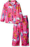DreamWorks Girls 4-10 Trolls Coat Pajama Set