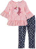 Little Lass Girls 4-6X Unicorn Legging Set