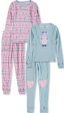 Rene Rofe Girls 12-24 Months Snow 4 Piece Pajama Set