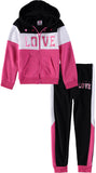 Miss Pink Girls 4-6X Love Zip Jogger Set