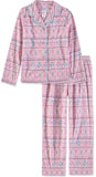 Rene Rofe Girls 7-16 2-Piece Fleece Pajama Coat Set