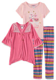 Little Lass Girls 12-24 Months 3 Piece Llama Cardigan Set