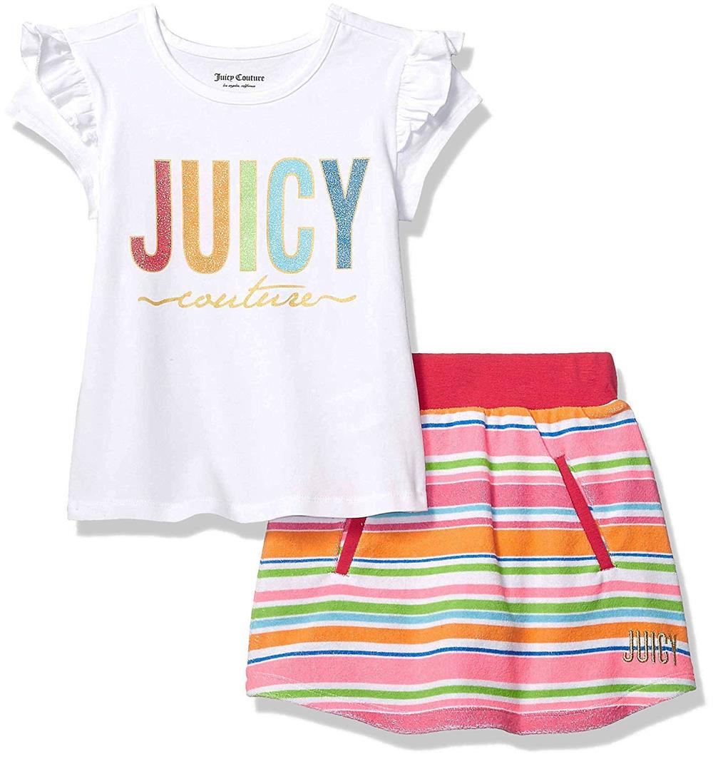 Juicy Couture Girls 2T-4T 2 Piece Scooter Set