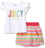 Juicy Couture Girls 2T-4T 2 Piece Scooter Set