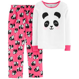 Carters Girls 4-14 Panda Pajama Set