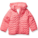 Carters Girls Heart Quilt Puffer Jacket