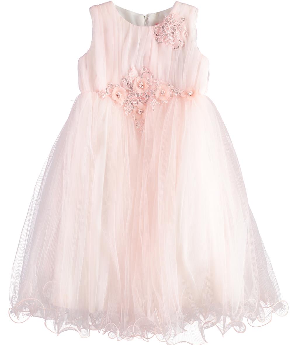 Pink Butterfly Girls 7-16 Floral Sequin Dress