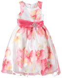 Pink Butterfly Girls 7-16 Floral Sash Dress