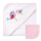 Luvable Friends Unisex Baby Hooded Towel and Washcloth