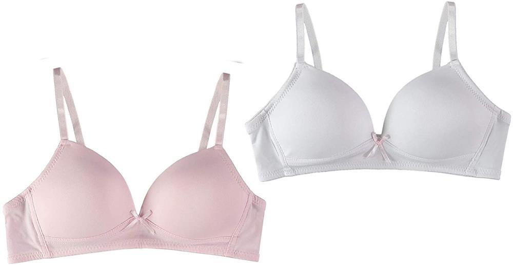 Rene Rofe Girls 7-16 Katy Paded Bra 2-Pack – S&D Kids