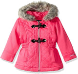 Limited Too Girls 2T-4T Diamond Quilt Toggle Fleece Jacket