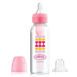 Dr Browns Options+ Bottle to Sippy Baby Bottle Start Kit, Pink, Level 3