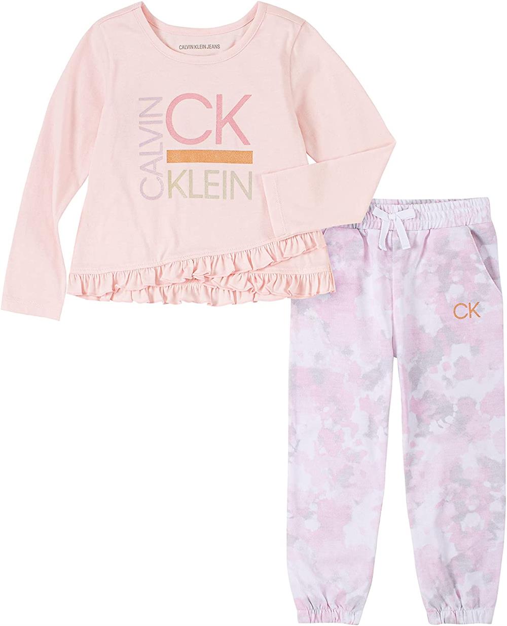 sandaler For tidlig deres Calvin Klein Girls 7-16 Tie Dye Jogger Set – S&D Kids
