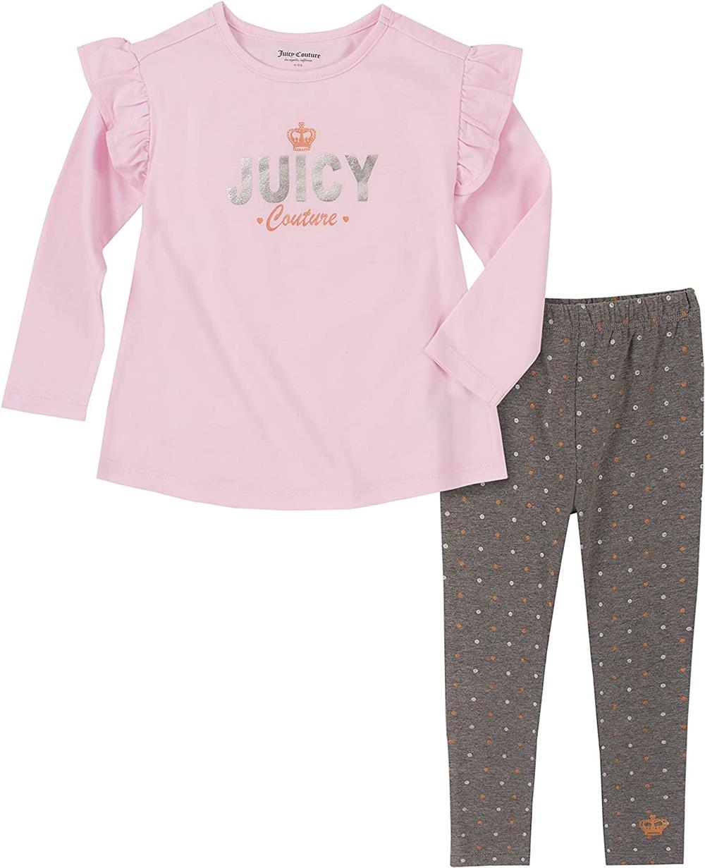 Juicy Couture Girls 7-16 Ruffle Sleeve Legging Set – S&D Kids