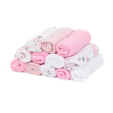 Rene Rofe Baby Bed & Bath Collection Terry Washcloths, 12 Pack