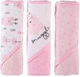 Rene Rofe Baby Bed & Bath Collection Hooded Towels, 3 Pack