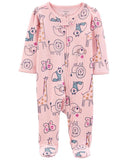 Carters Girls 0-9 Months Animals Sleep and Play