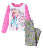 Nickelodeon Girls 4-10 Jojo Siwa 2-Piece Microfleece Pajama Set
