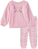 Emporio Baby 12-24 Months 2-Piece Faux Fur Top and Pants Set