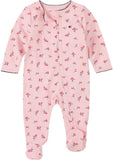 Tommy Hilfiger Girls Picot Trim Floral Zip Sleep and Play