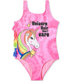 Limited Too Girls 7-16 Unicorn 1-Piece Swimsuit