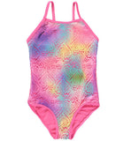 Limited Too Crochet Overlay Heart Swimsuit