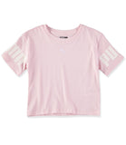 PUMA Girls 7-16 Puma Varsity Short Sleeve Cropped T-Shirt