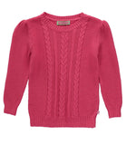Sophie and Sam Girls 4-6X Cable Knit Pullover Sweater