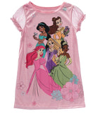 Disney Girls 2T-4T Disney Princess Short Sleeve Nightgown