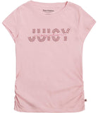 Juicy Couture Girls 7-16 Short Sleeve Logo T-Shirt