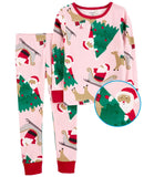 Carters Girls 4-12 2-Piece Christmas 100% Snug Fit Cotton PJ Set