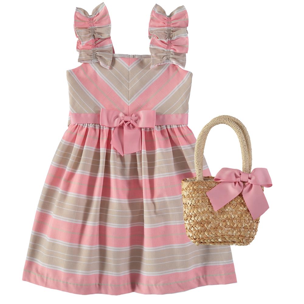 bonnie jean pink dress Bonnie Jean Girls 7-16 Flower Scuba Skater Dress