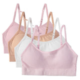 Cyndeelee Girls 7-16 Padded Bralette, 4-Pack