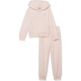 Juicy Couture Girls 2T-4T Velour Zip Front Jogger Set