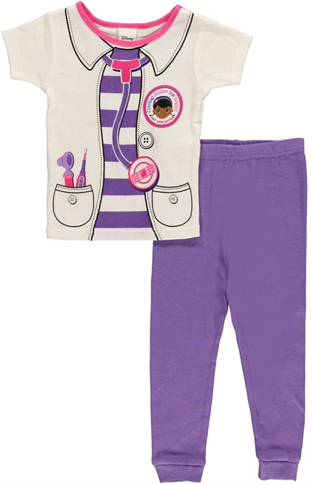 Disney Girls 2T-4T Doc McStuffins Cotton Pajama Set