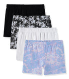 Cyndeelee Girls 6-14 Cotton 4-Pack Play Shorts