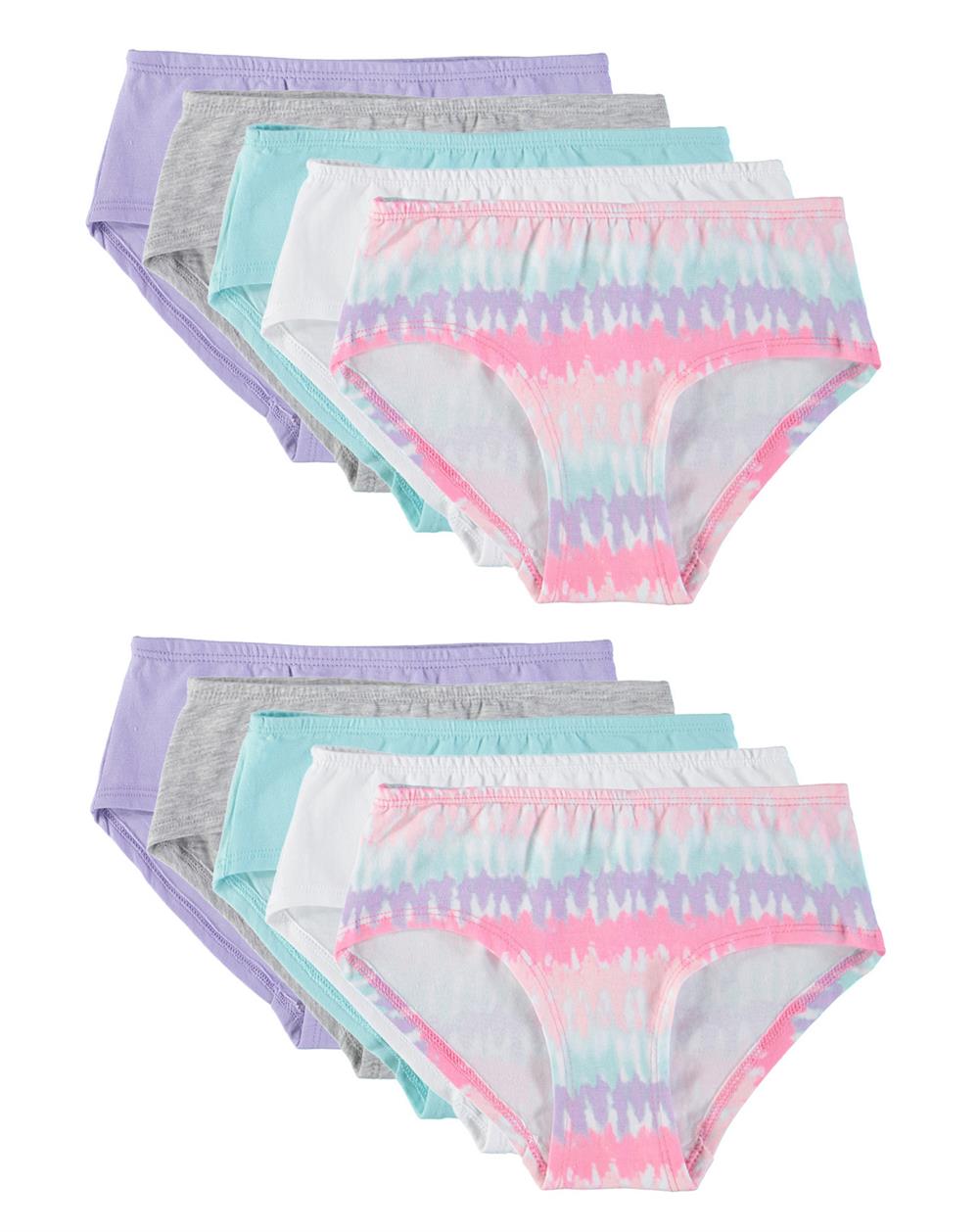 Cyndeelee Girls 7-14 Cotton 10-Pack Matching Bra & Panty Set – S&D