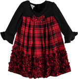 Bonnie Jean Girls 4-6X Bonaz Plaid Dress