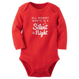 Carter's Unisex 3-24 Months Christmas Silent Night Bodysuit